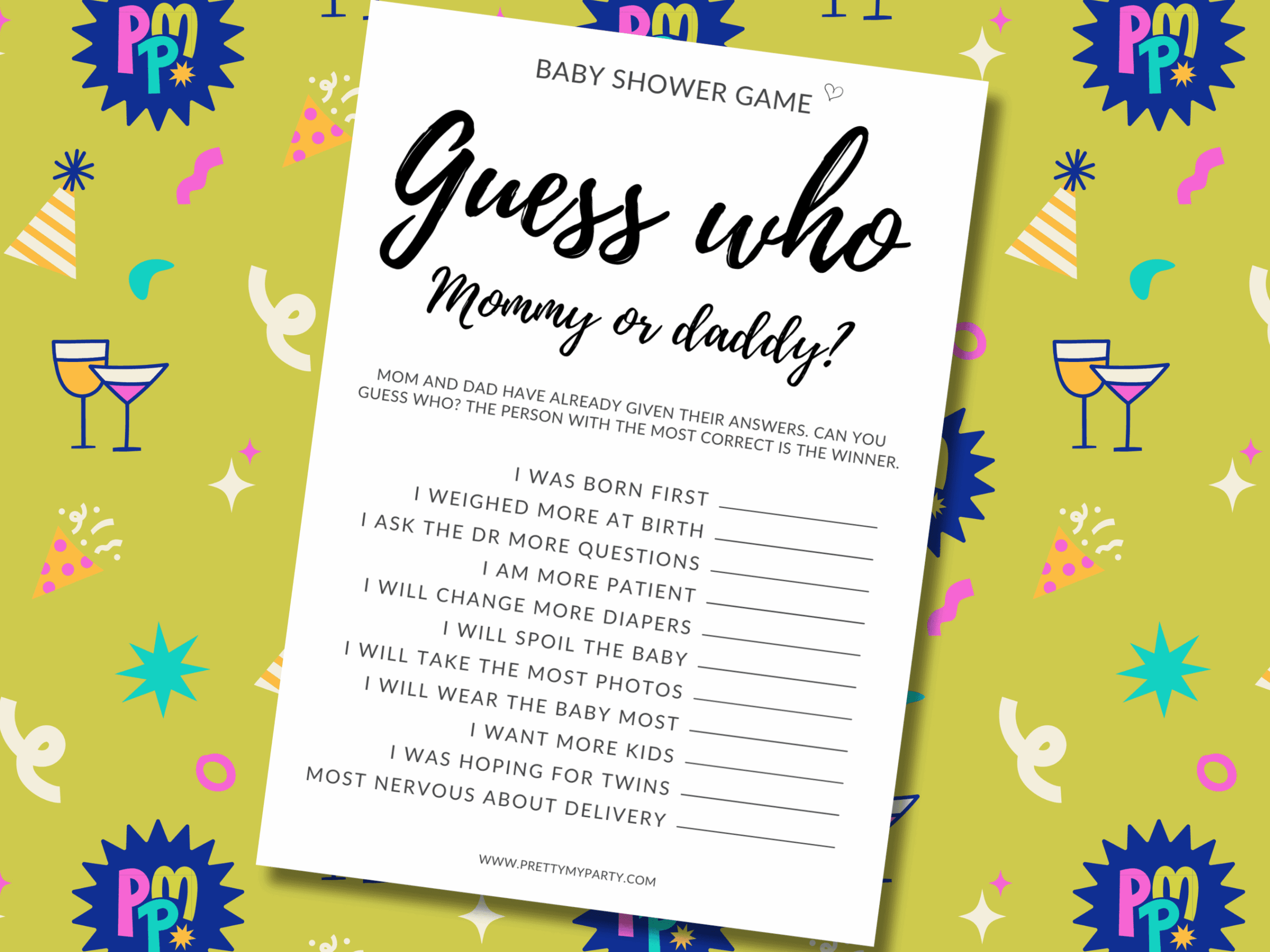 free baby shower games printable worksheets