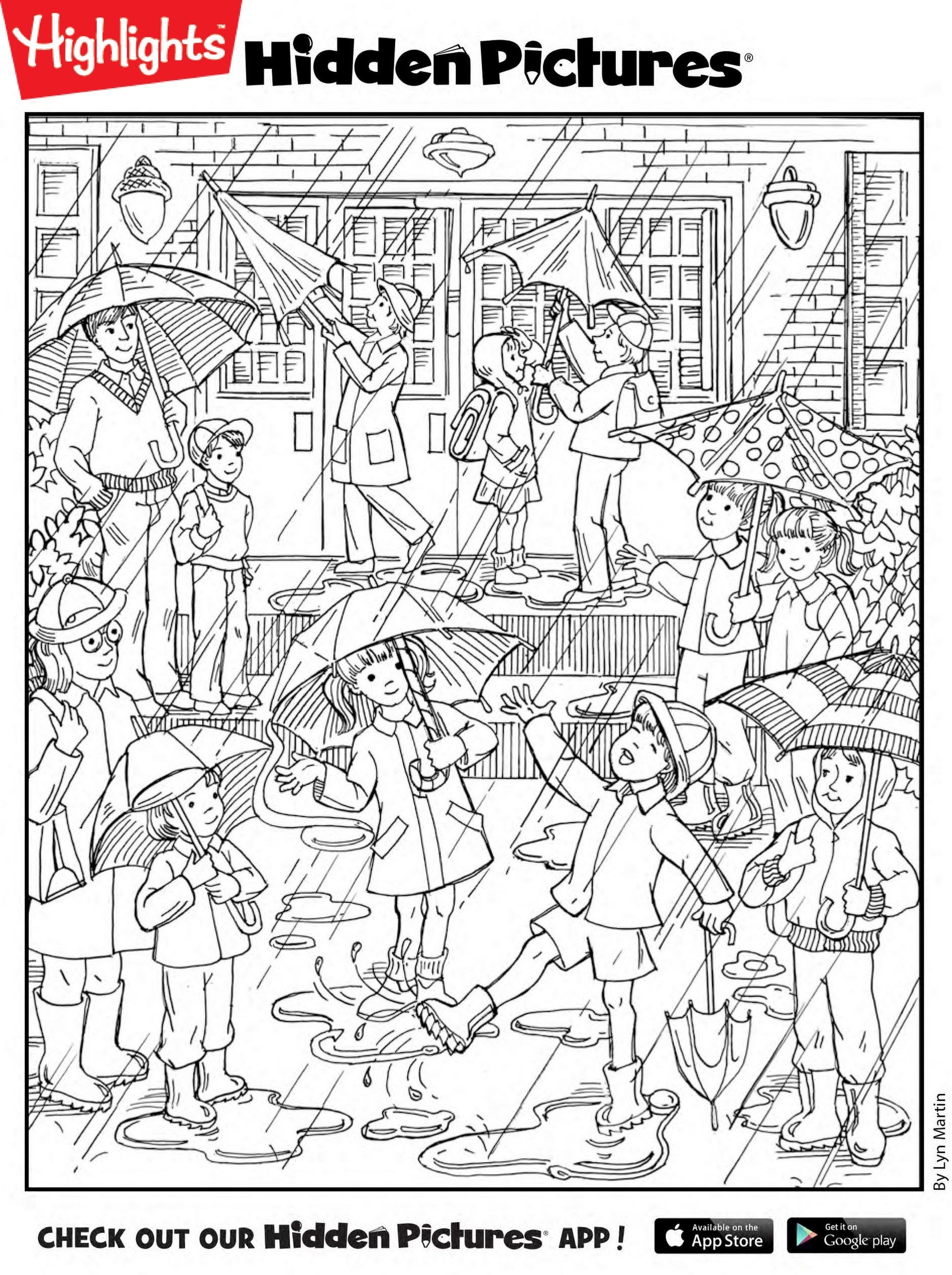 free highlights hidden pictures printable worksheets