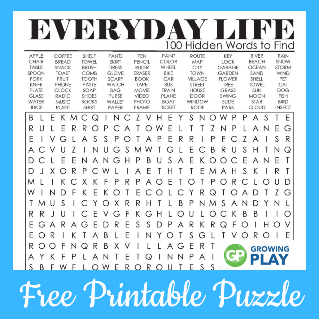 word search crossword puzzles printable