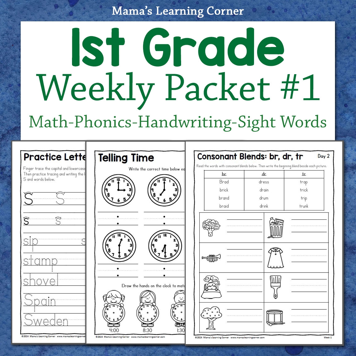 1st grade worksheets printable