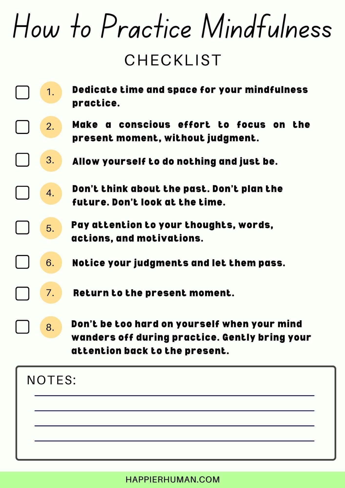 printable core mindfulness worksheets