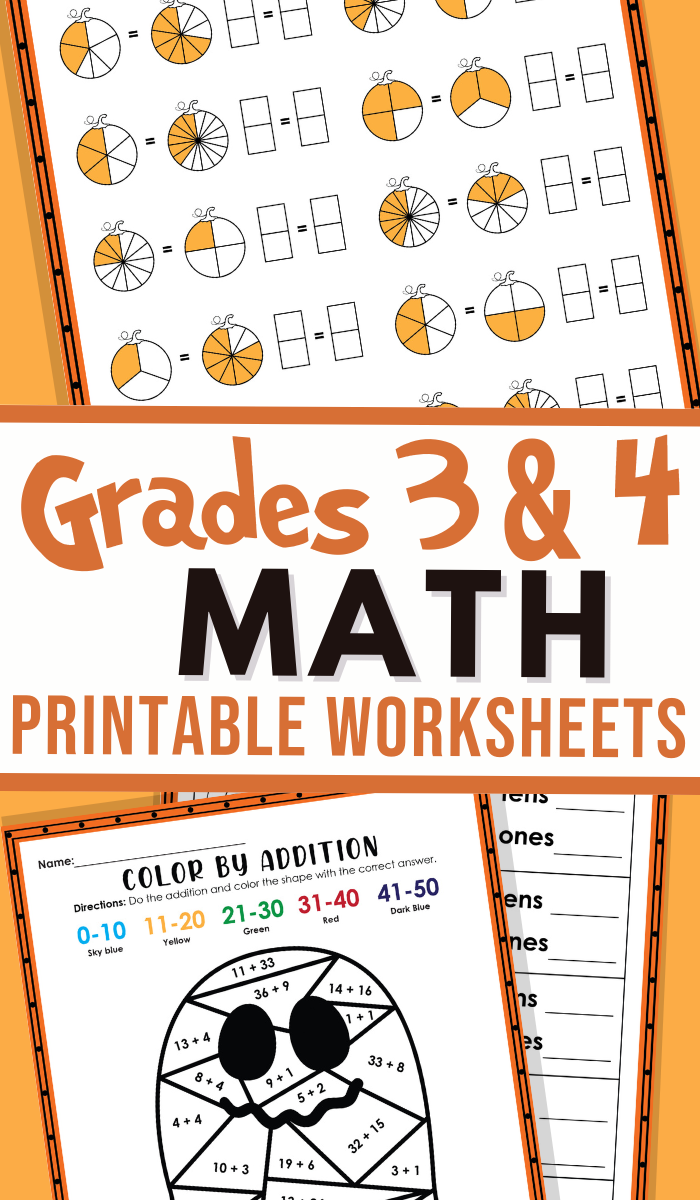 free printable halloween worksheets for 4th grade