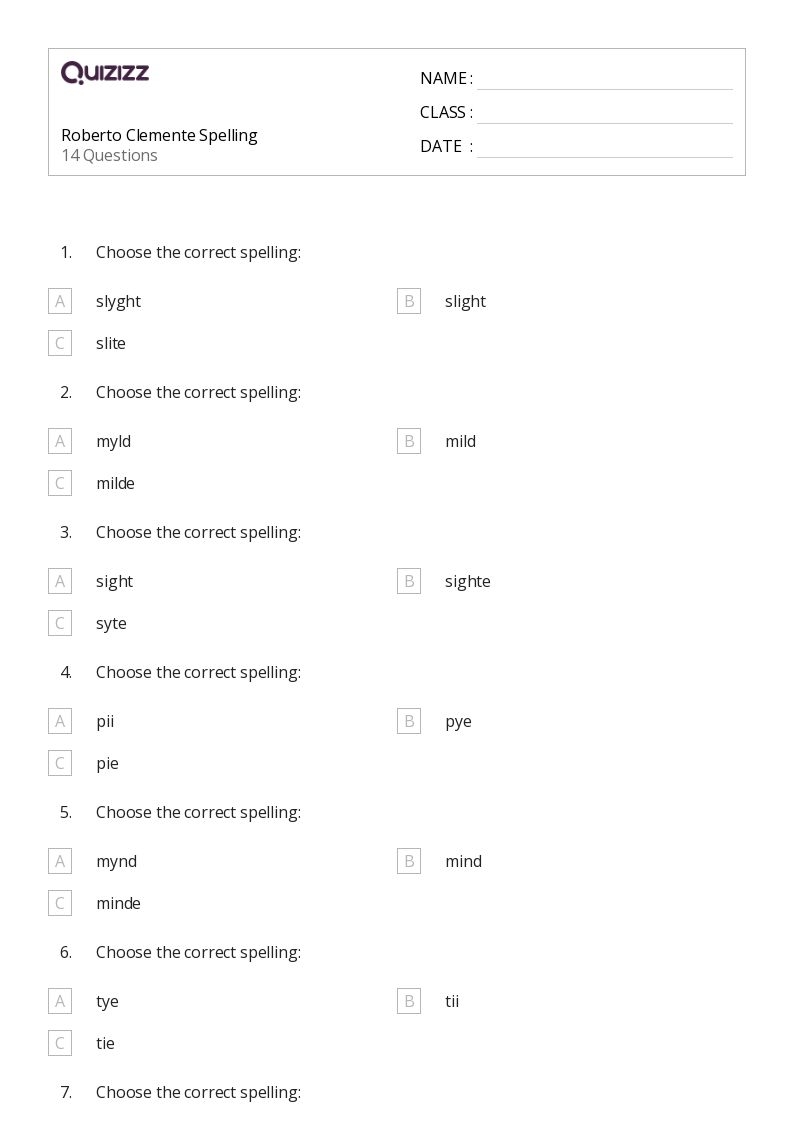 3rd grade spelling worksheets free printable