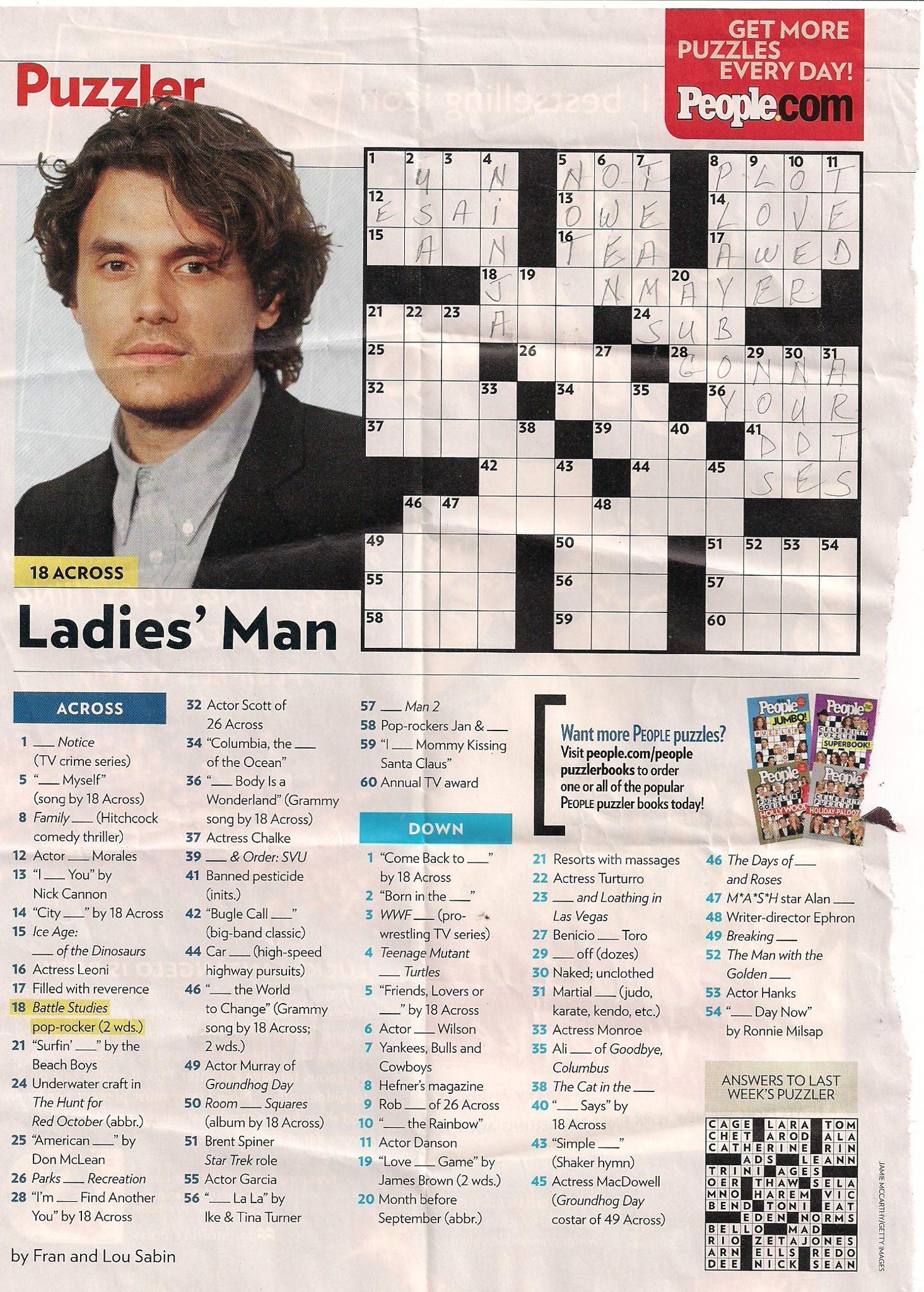 7 Crosswords Ideas Printable Crossword Puzzles People Magazine Crossword Puzzles