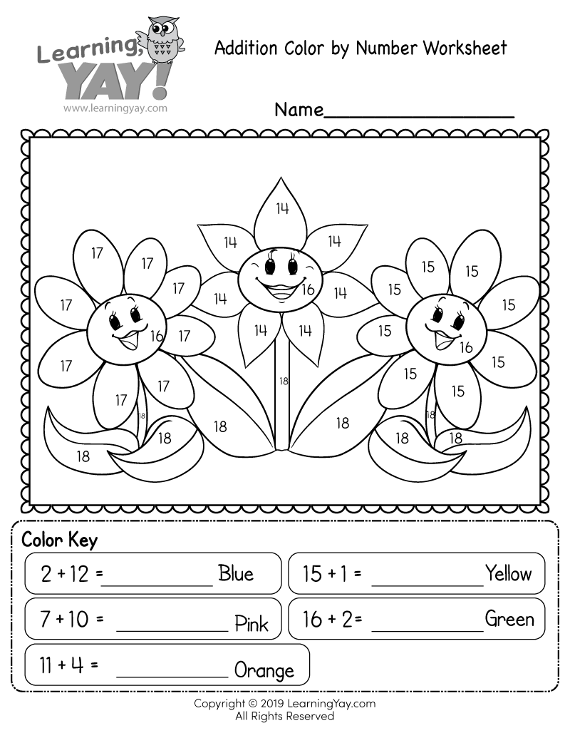 free printable 1 digit addition worksheets