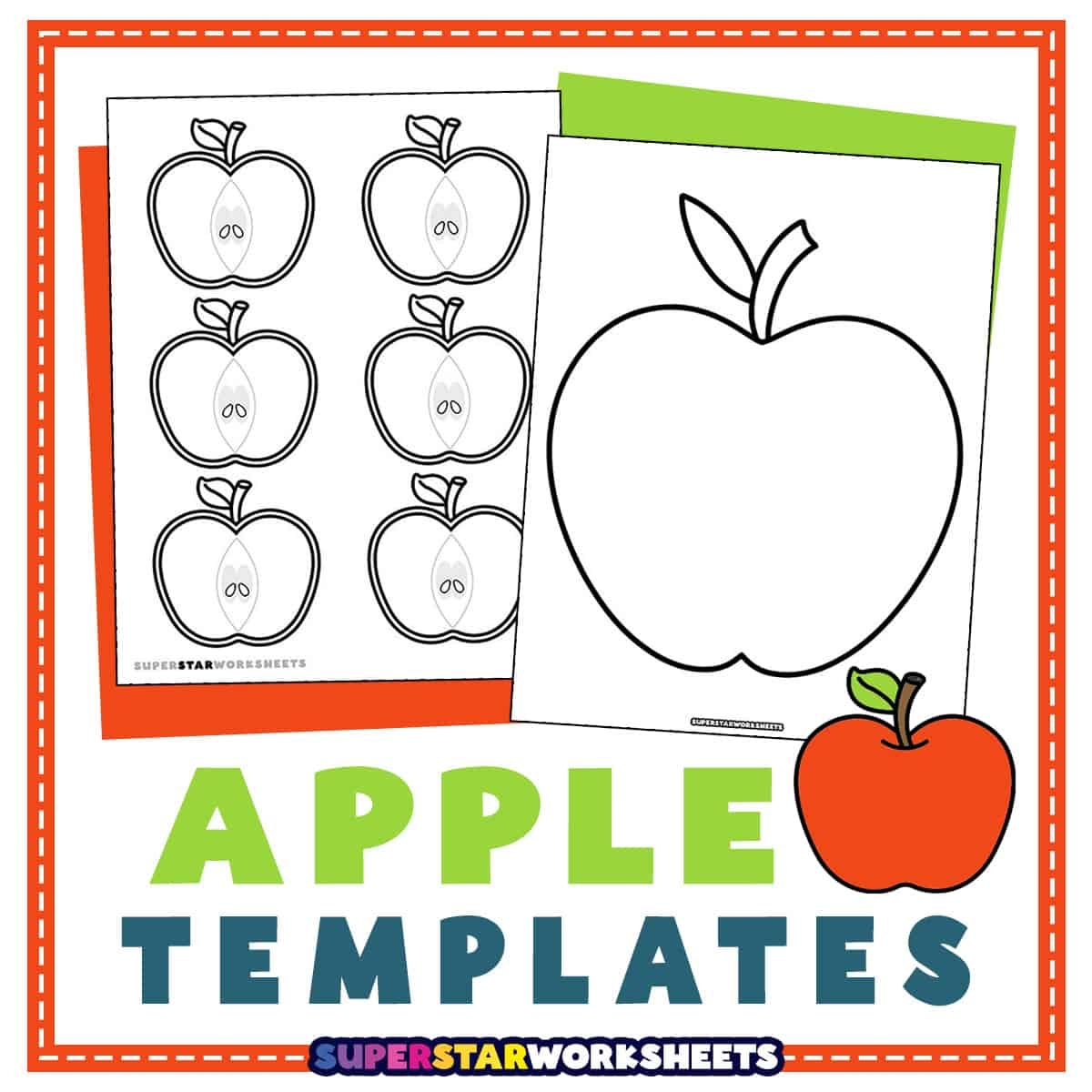 free printable apple worksheets