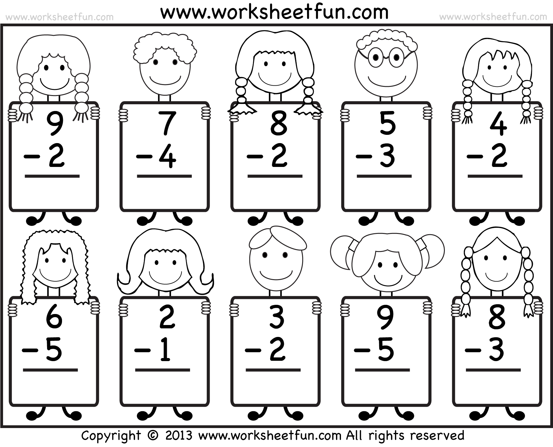 free printable math kindergarten worksheets