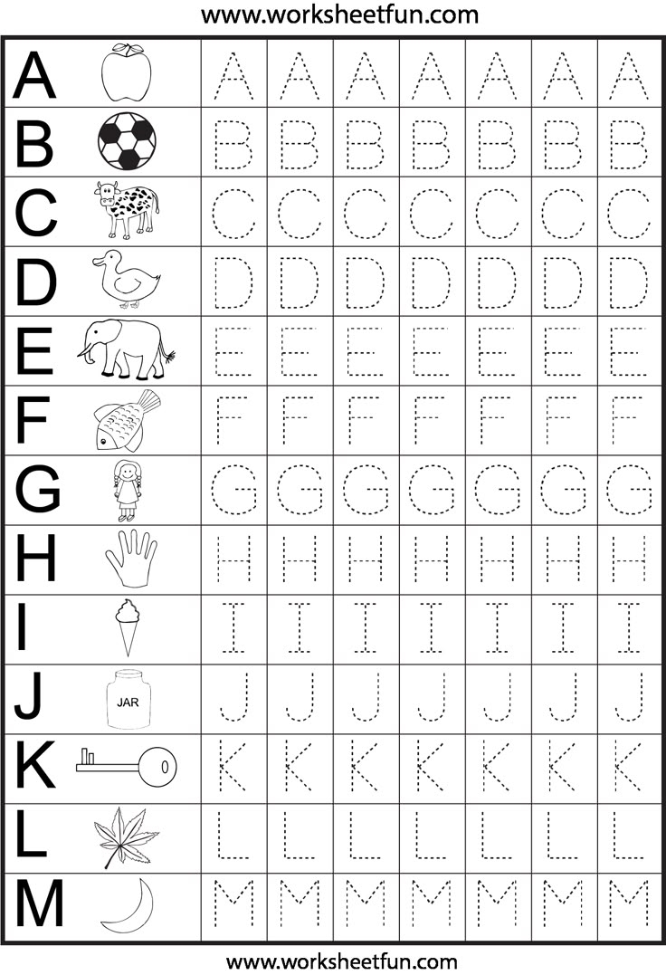 Capital And Small Letter Tracing Worksheet FREE Printable Worksheets