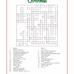 Christmas Crossword Puzzle Advanced My Printable Puzzles