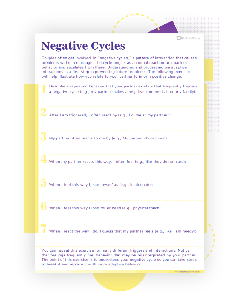 printable couples communication worksheets