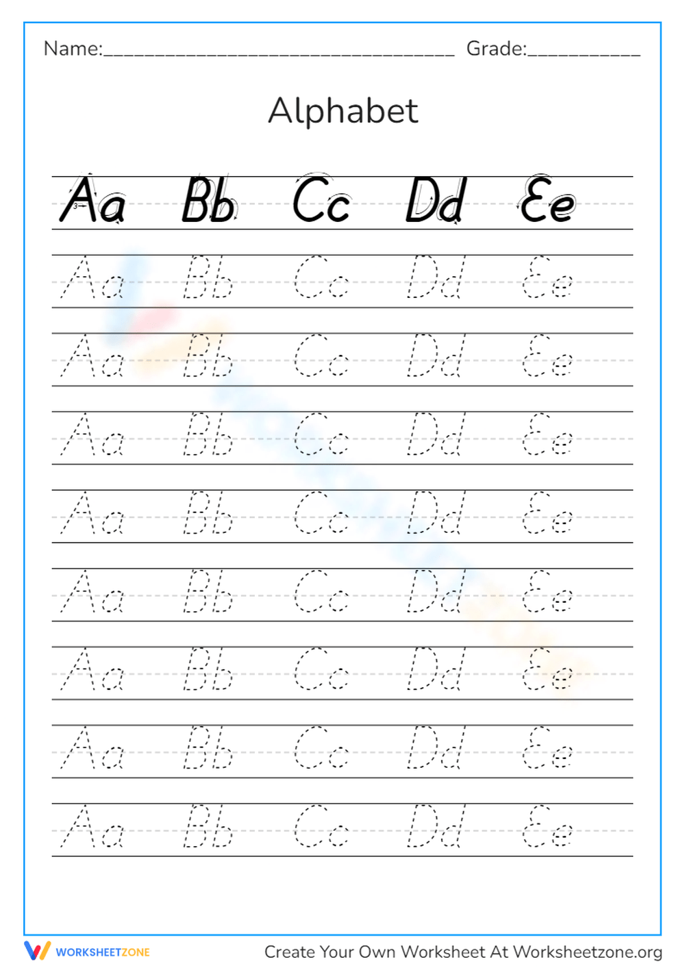 Cursive Writing Practice Sheets Cursive Writing Worksheets Worksheets Library
