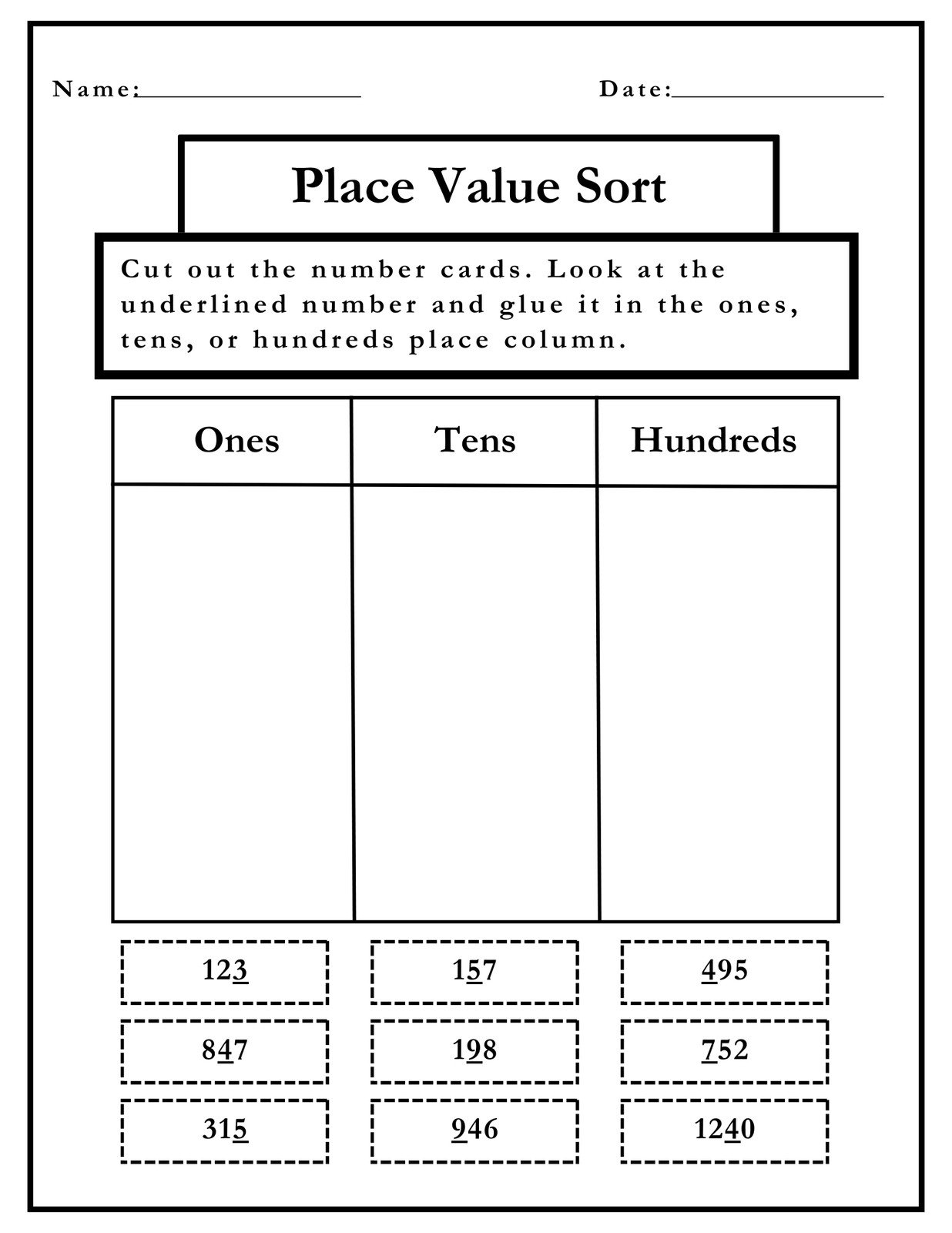 Customize 84 Place Value Worksheets Templates Online Canva