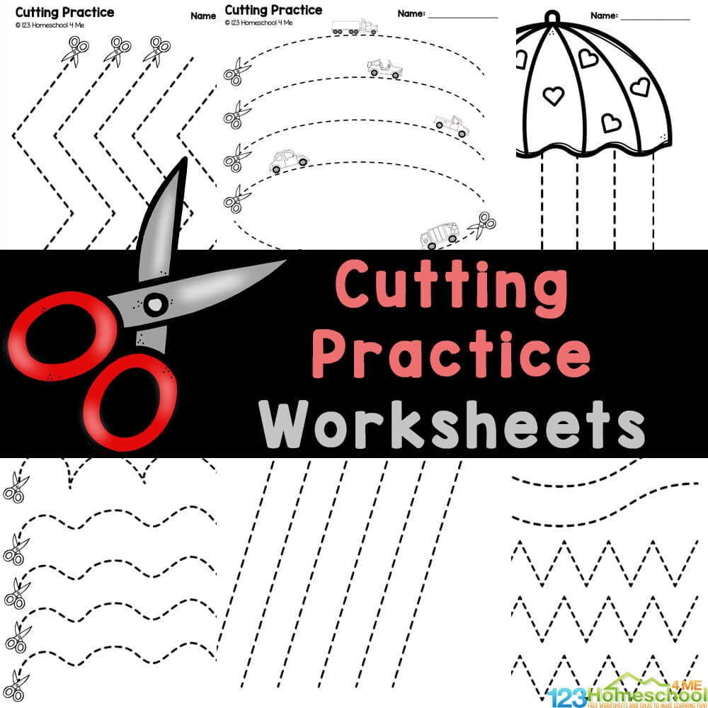 printable cutting worksheets for preschoolers