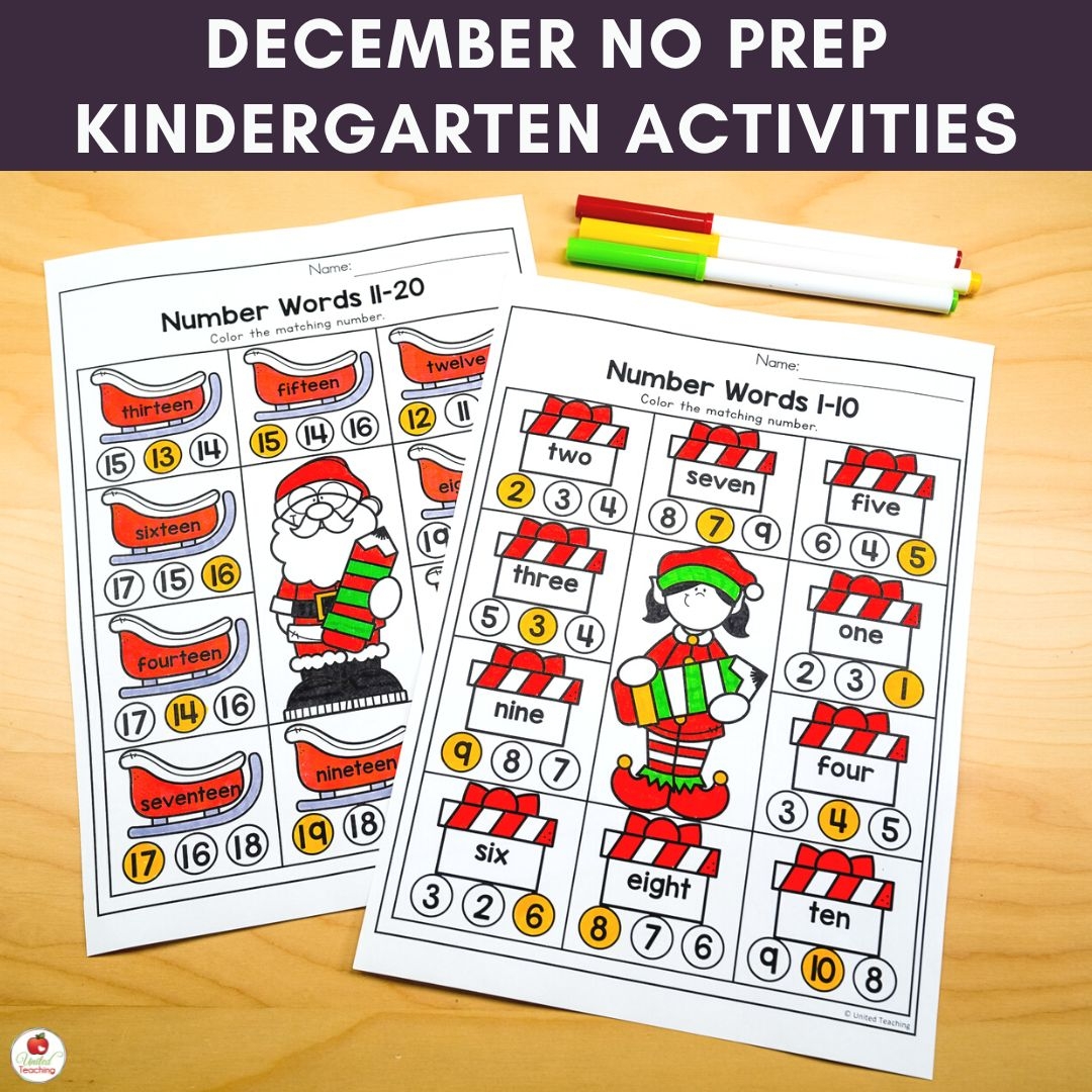 free printable christmas worksheets for pres-chool