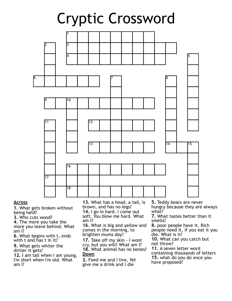 Dirty Mind Crossword WordMint