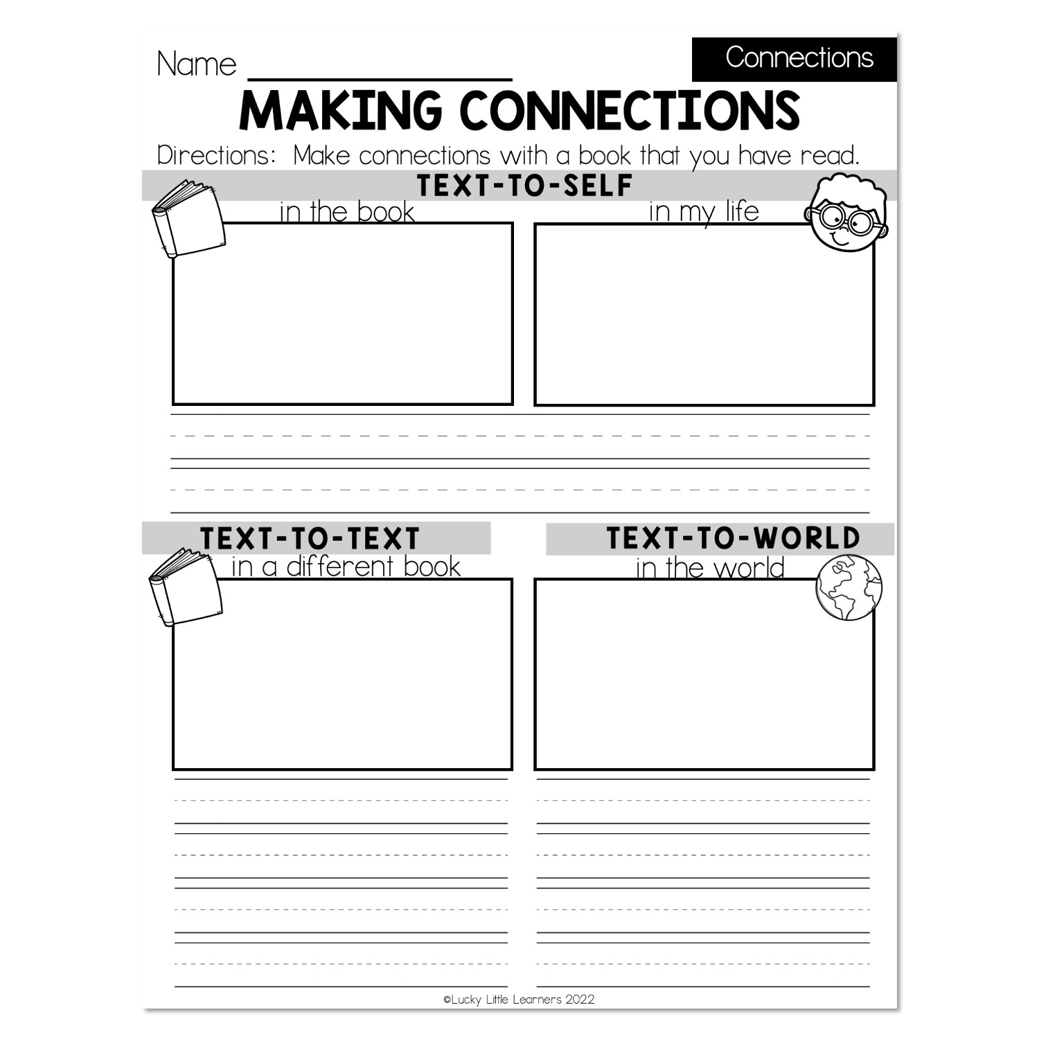 making connections worksheet printable