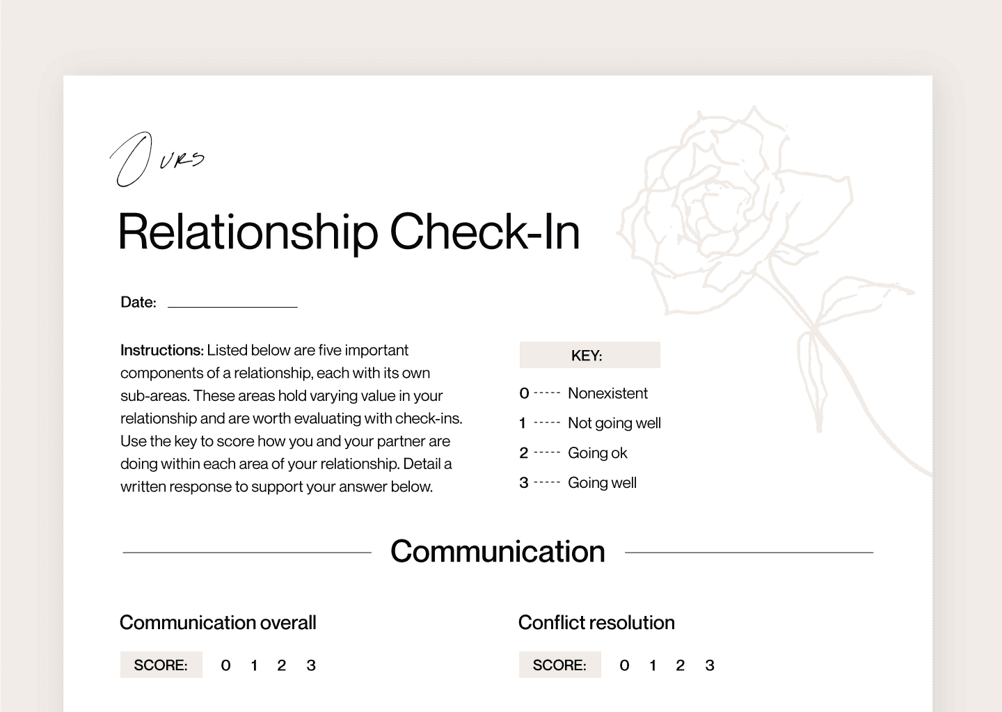 printable couples therapy worksheets