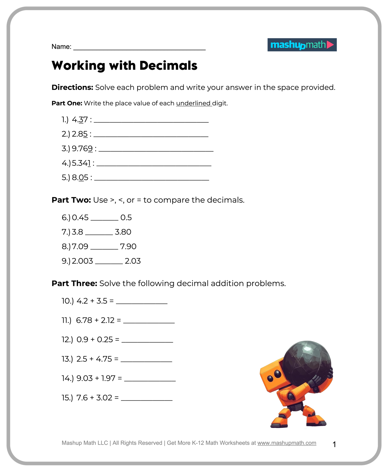 eureka math 5th grade free printable worksheets