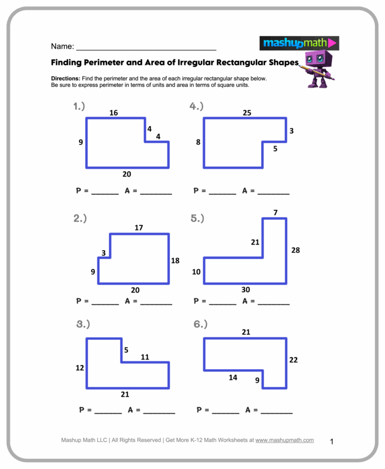 Free 5th Grade Math Worksheets Printable W Answers Mashup Math