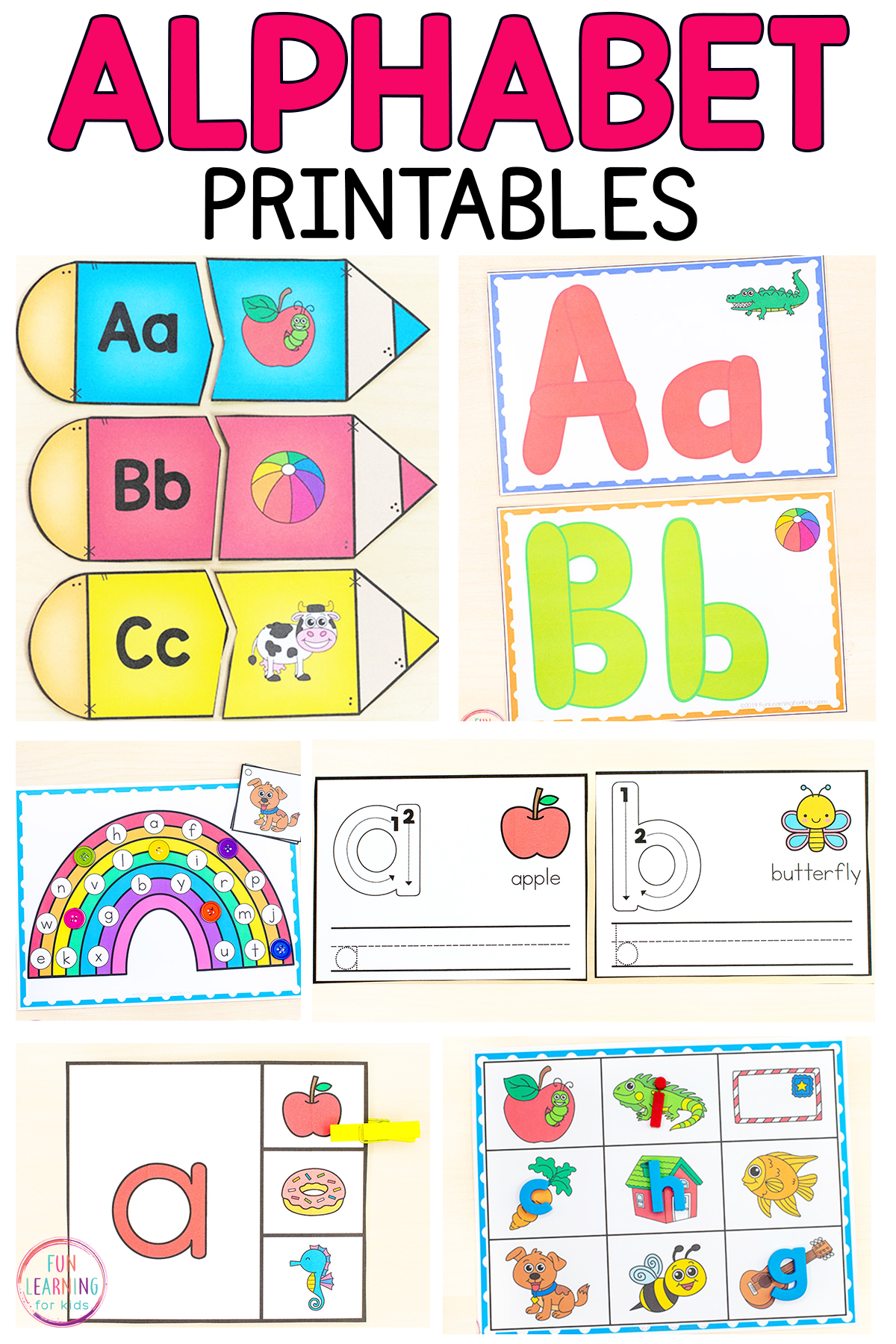 free alphabet printables worksheets