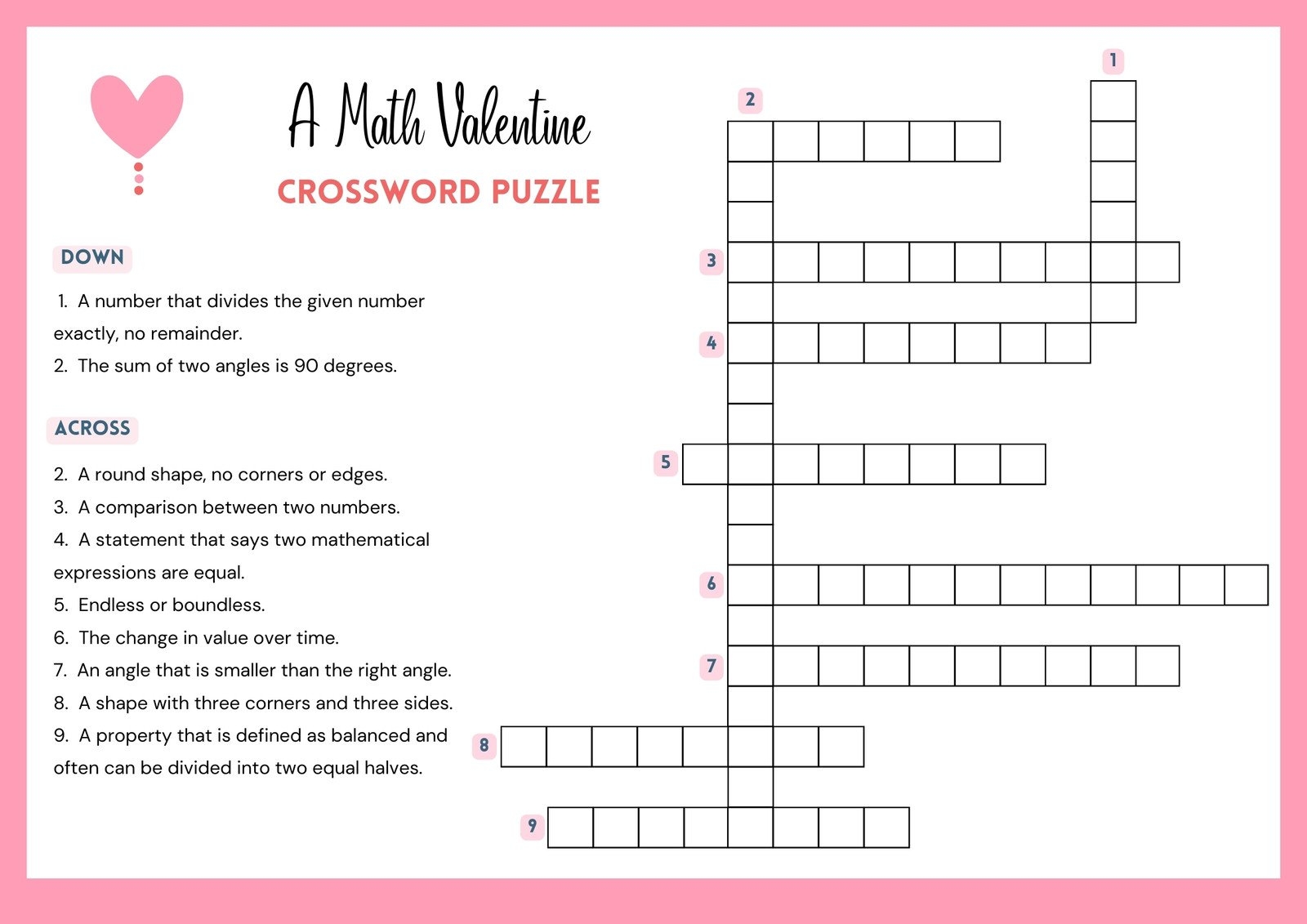 create your own crossword puzzle printable