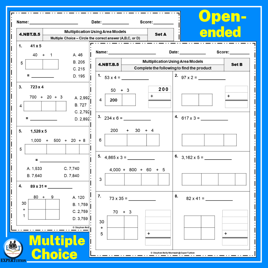 free printable multi digit multiplication worksheets