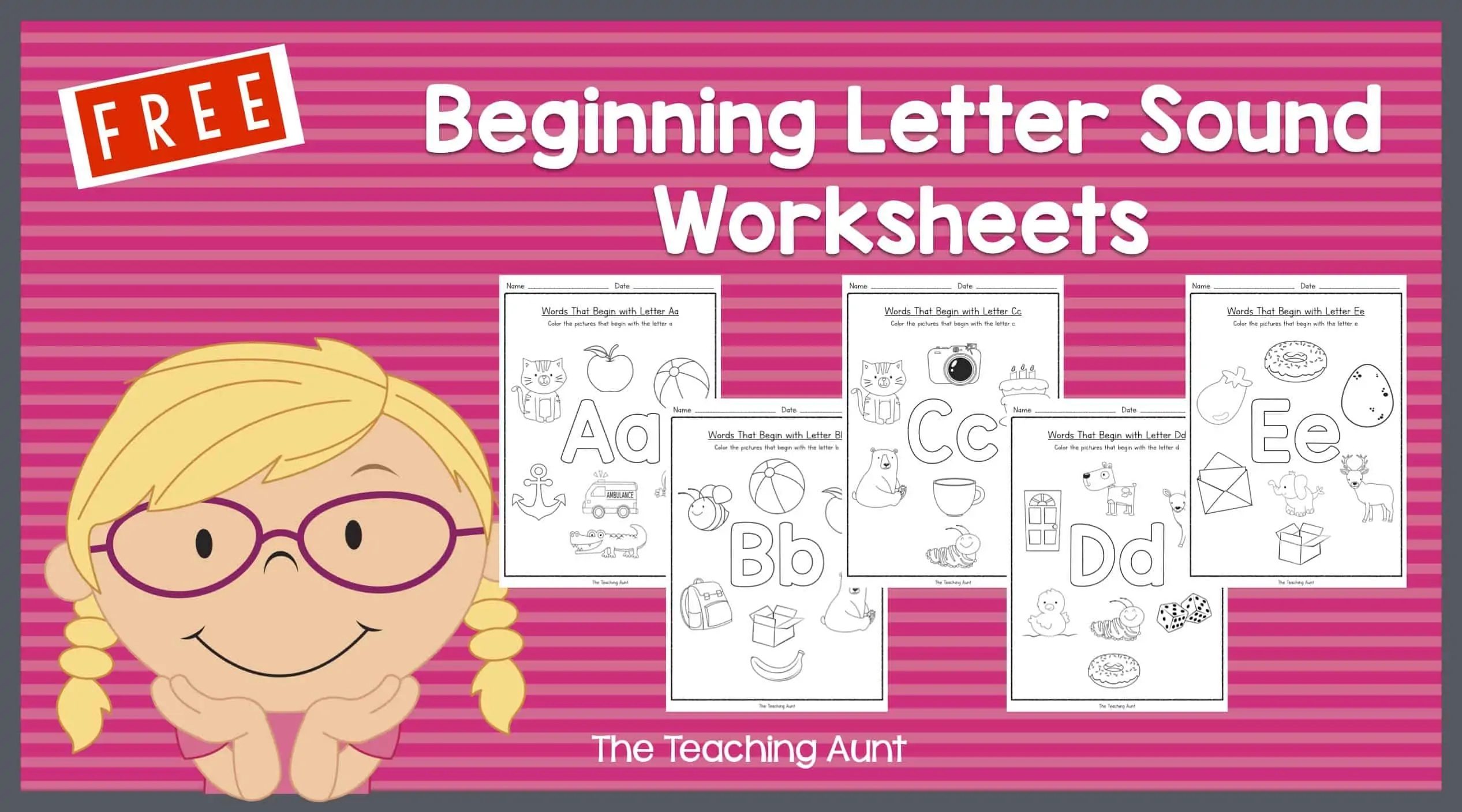 free printable worksheets for beginning letter sounds