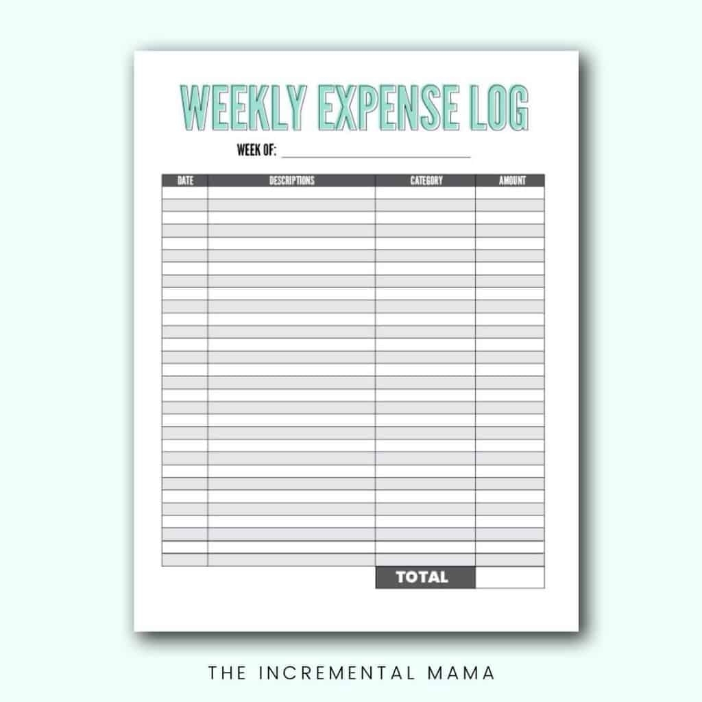 blank budget worksheet printable