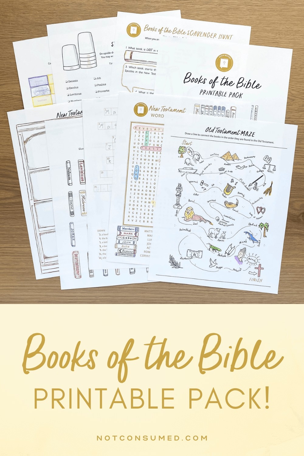 free printable bible worksheets