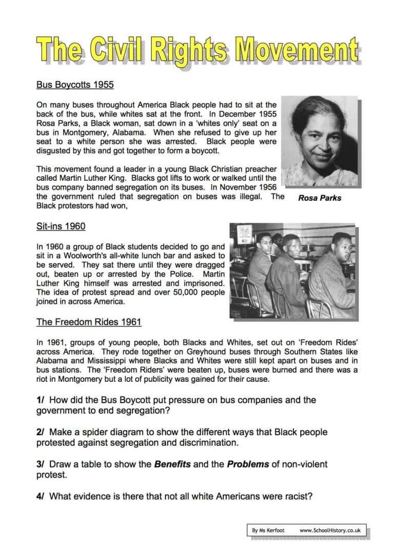Free Civil Rights Movement Worksheet Printable Download Free Civil Rights Movement Worksheet Printable Png Images Free Worksheets On Clipart Library