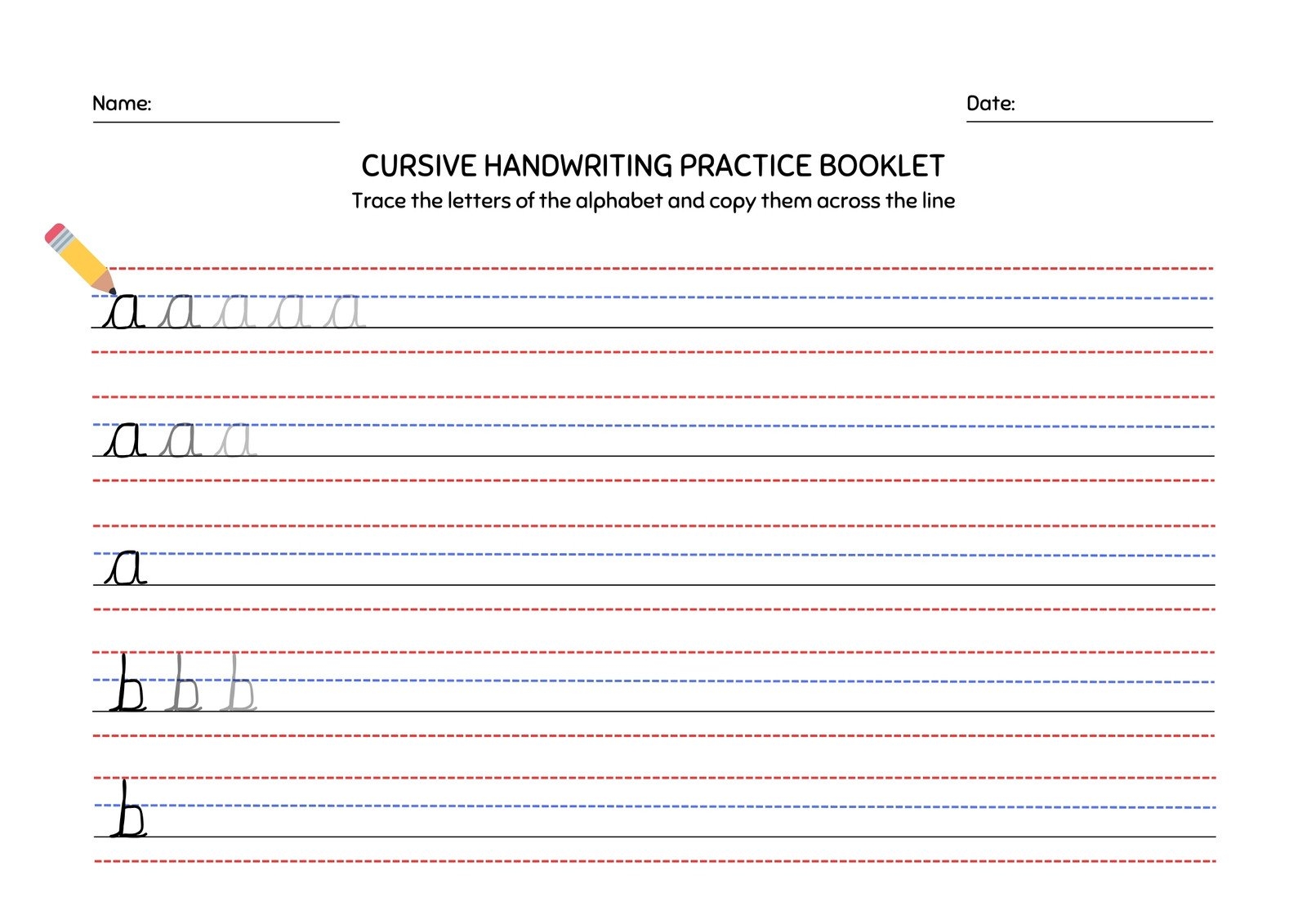 free printable handwriting worksheet maker