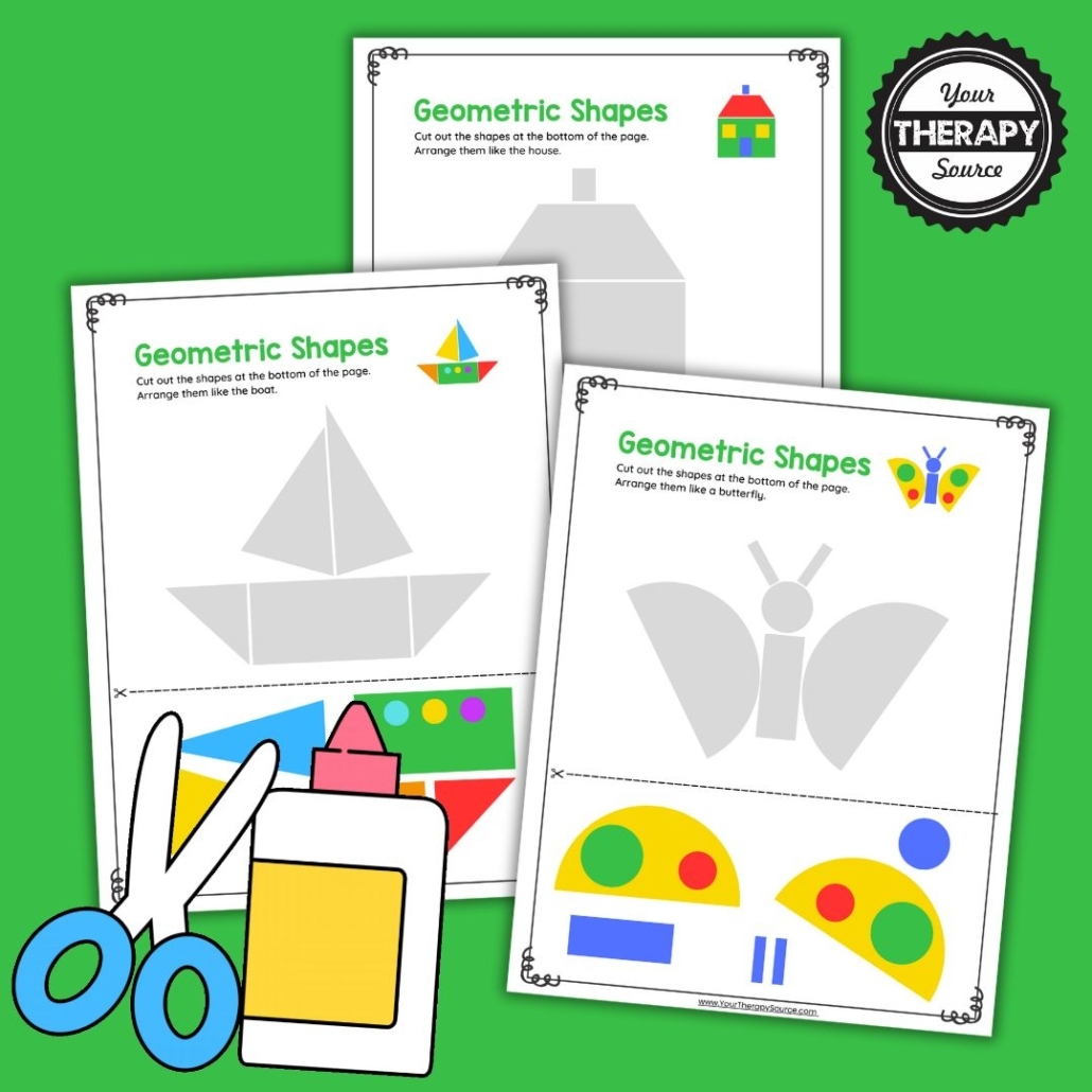free printable cut and glue worksheets