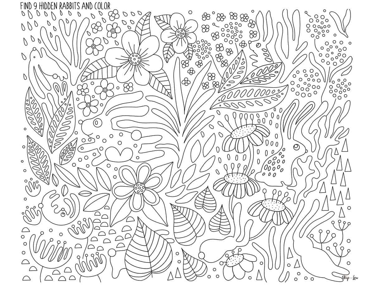 hidden pictures printable worksheets