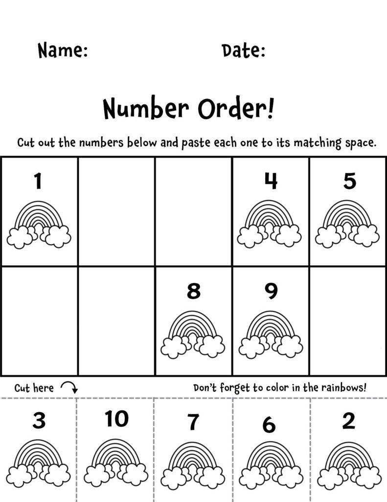 free printable counting worksheets for preschool
