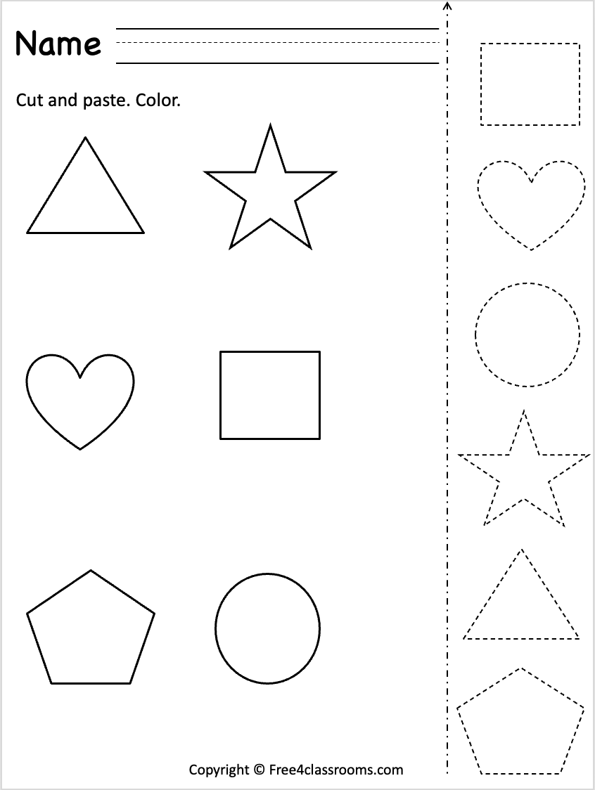 printable cut and paste worksheets
