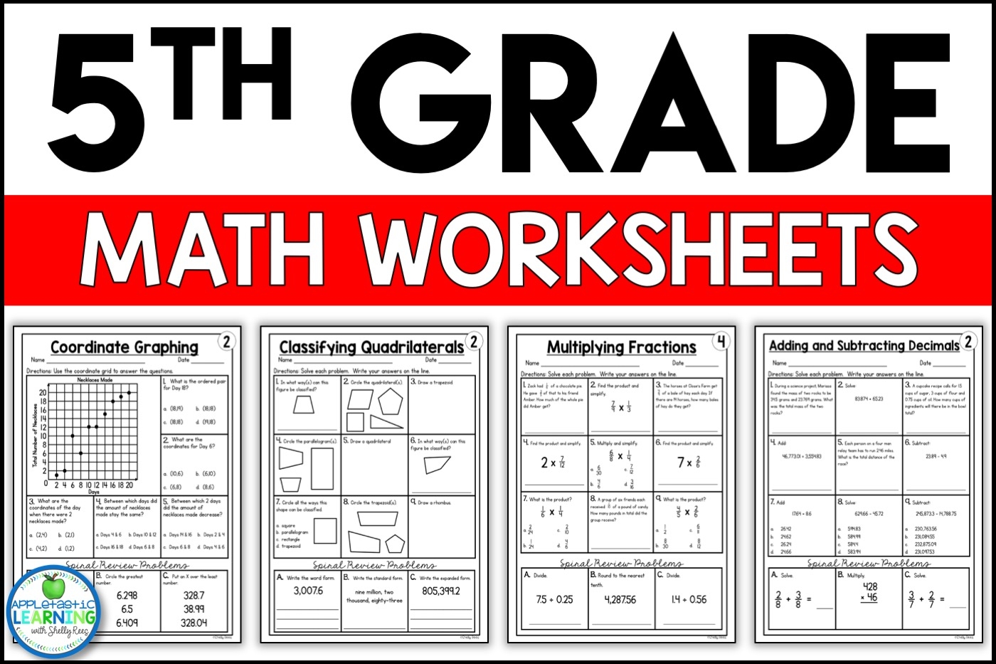 free printable worksheets for fifth graders