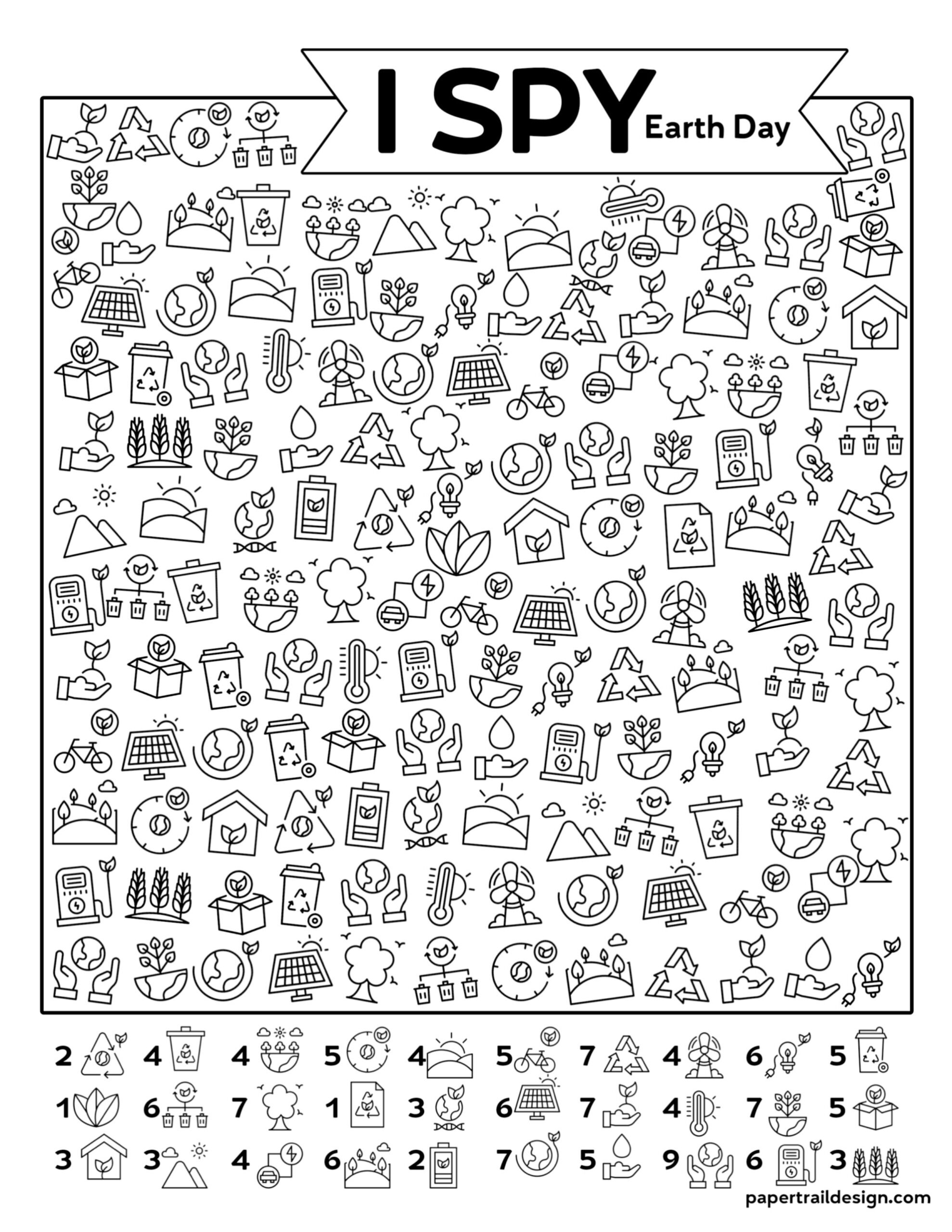 free printable worksheets + earth day activities