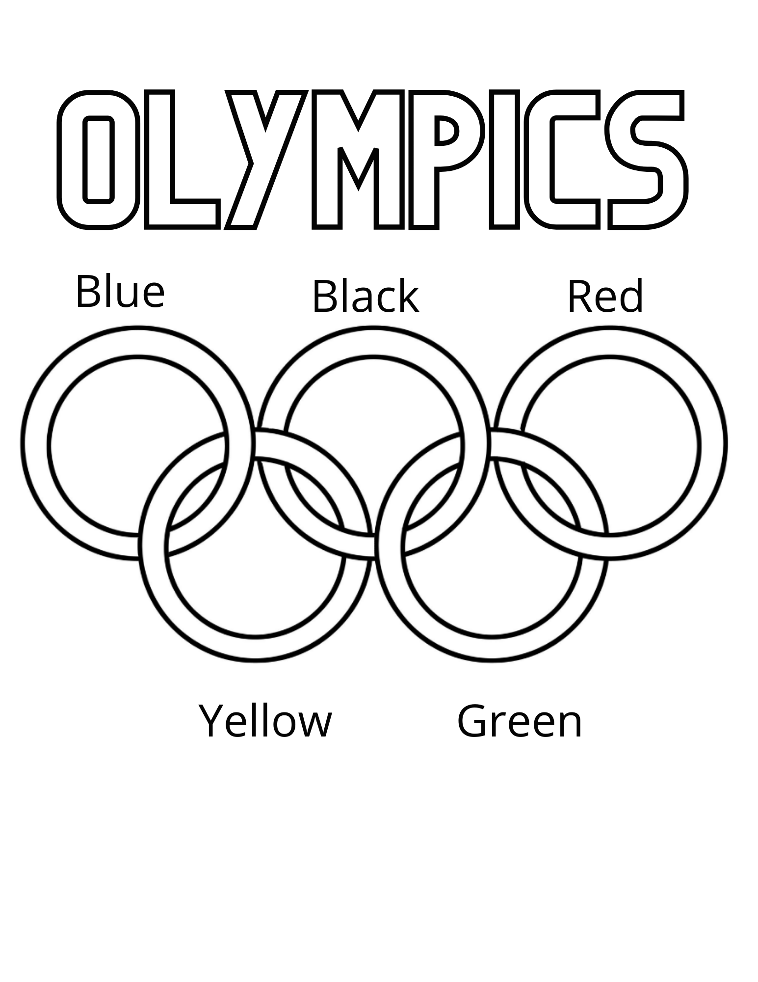 track and field printable worksheets