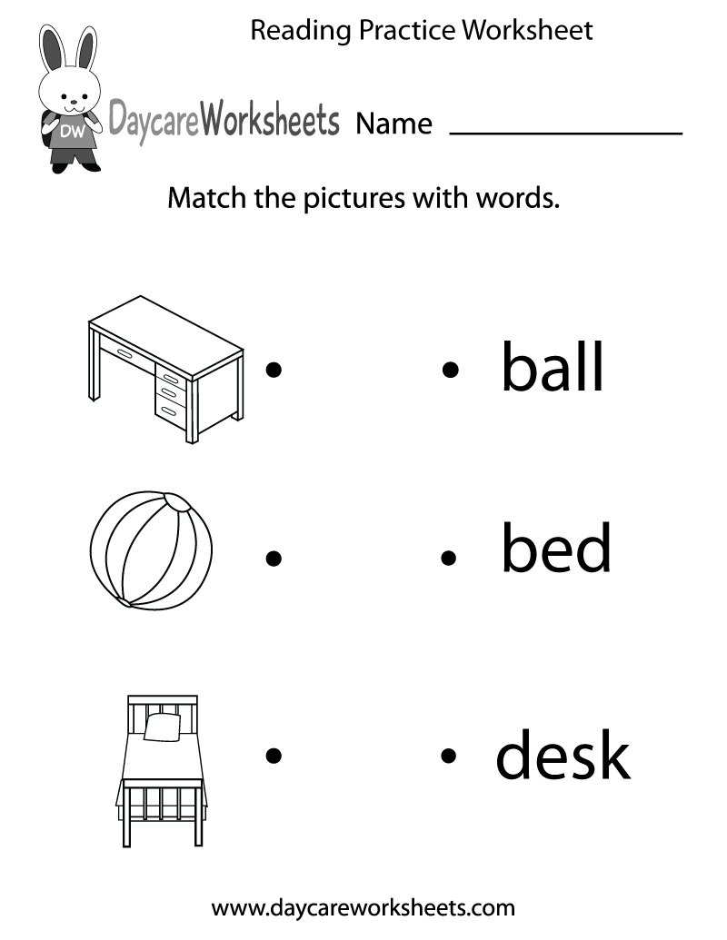 free printable kindergarten worksheets reading