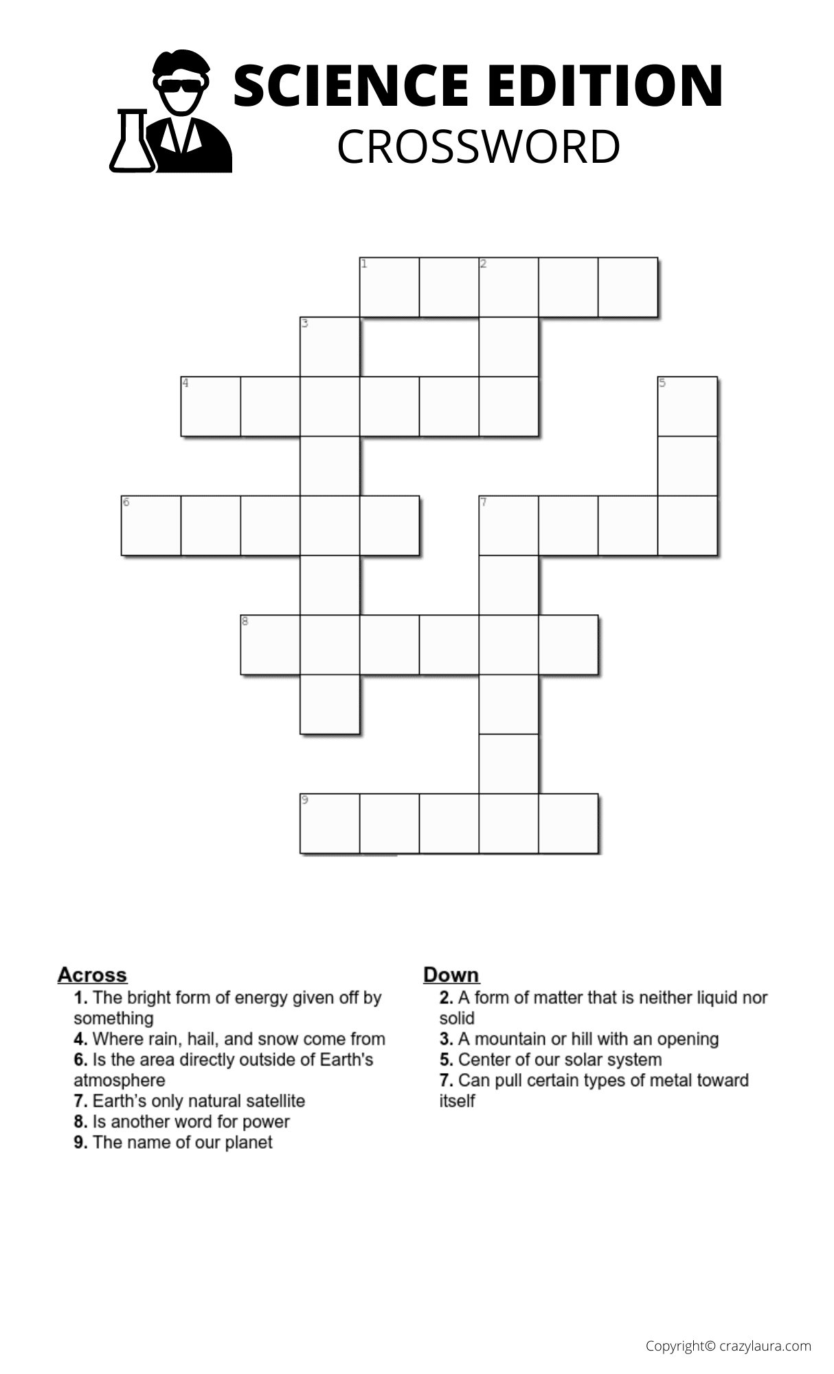 free printable easy crosswords for adults