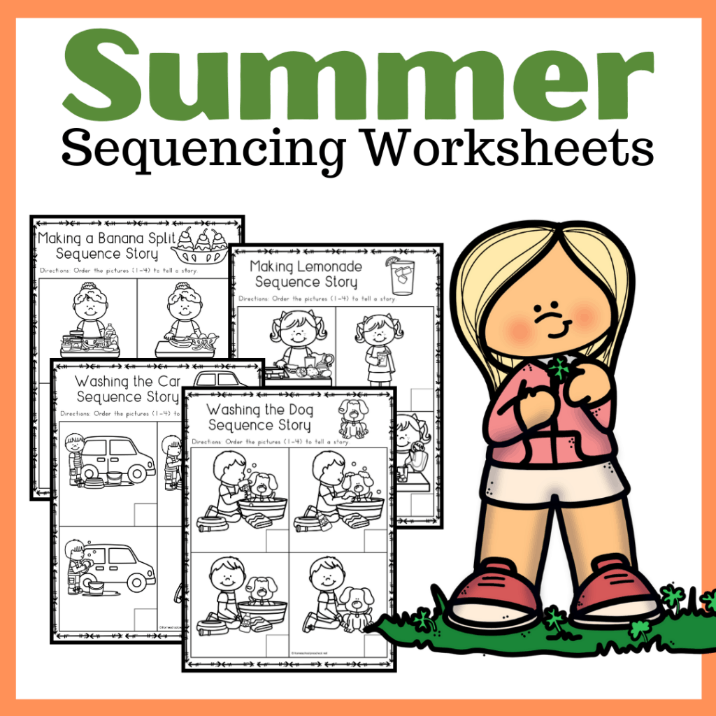 Free Sequencing Worksheets For Summer Learning