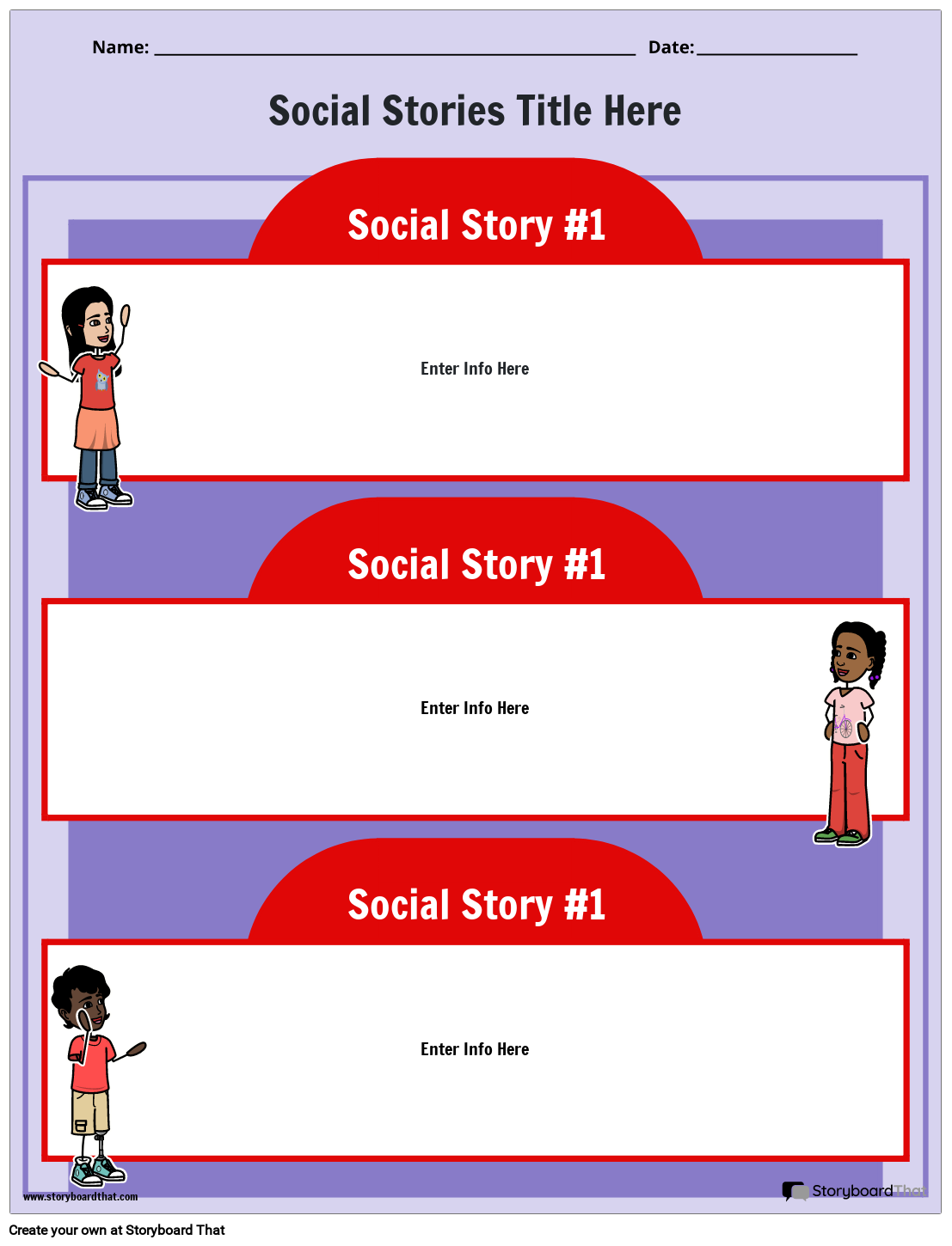 free printable social stories worksheets