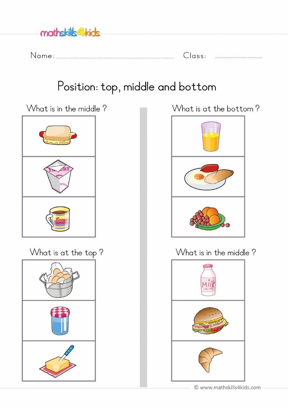 Free Top Middle Bottom Worksheet Download Free Top Middle Bottom Worksheet Png Images Free Worksheets On Clipart Library
