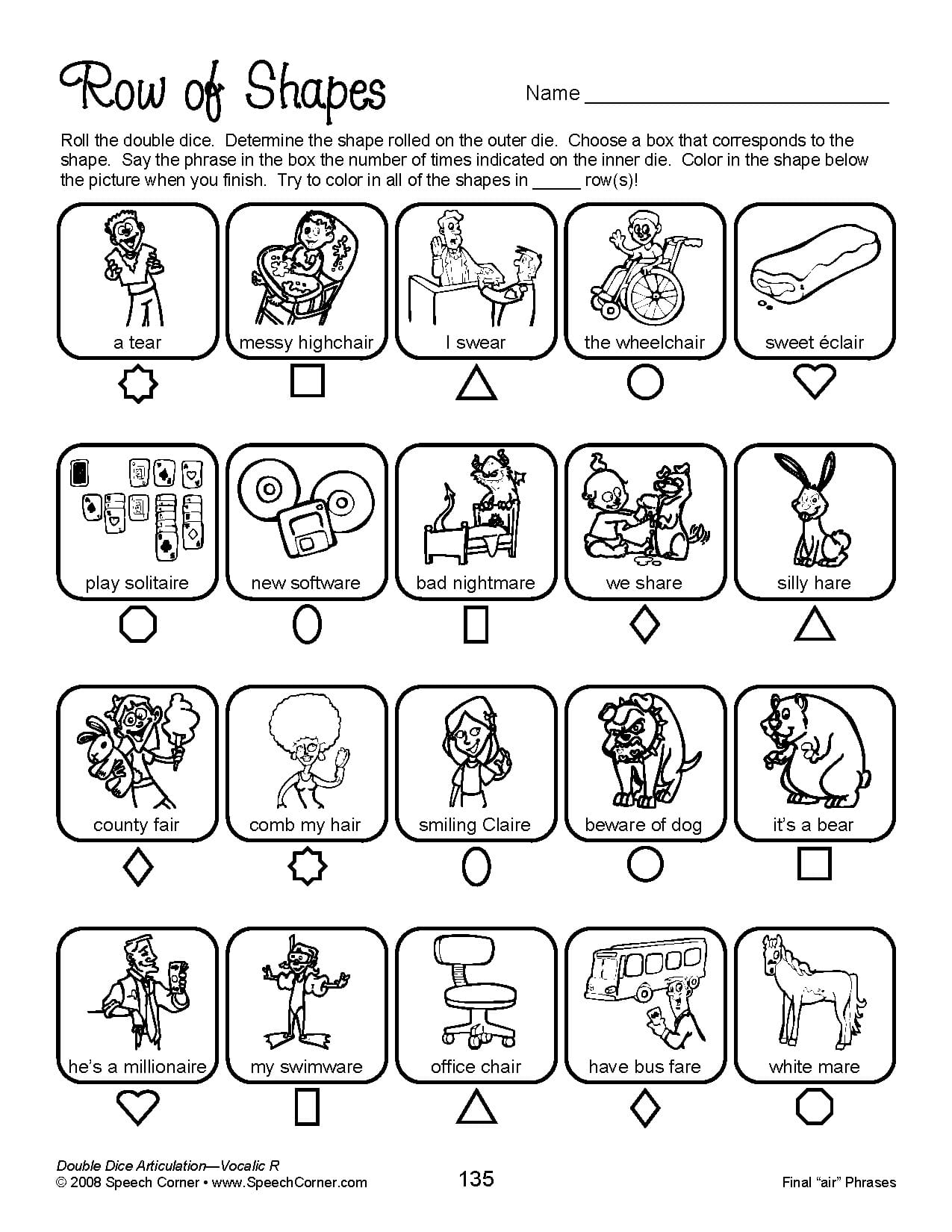 Free Vocalic R Worksheet Download Free Vocalic R Worksheet Png Images Free Worksheets On Clipart Library