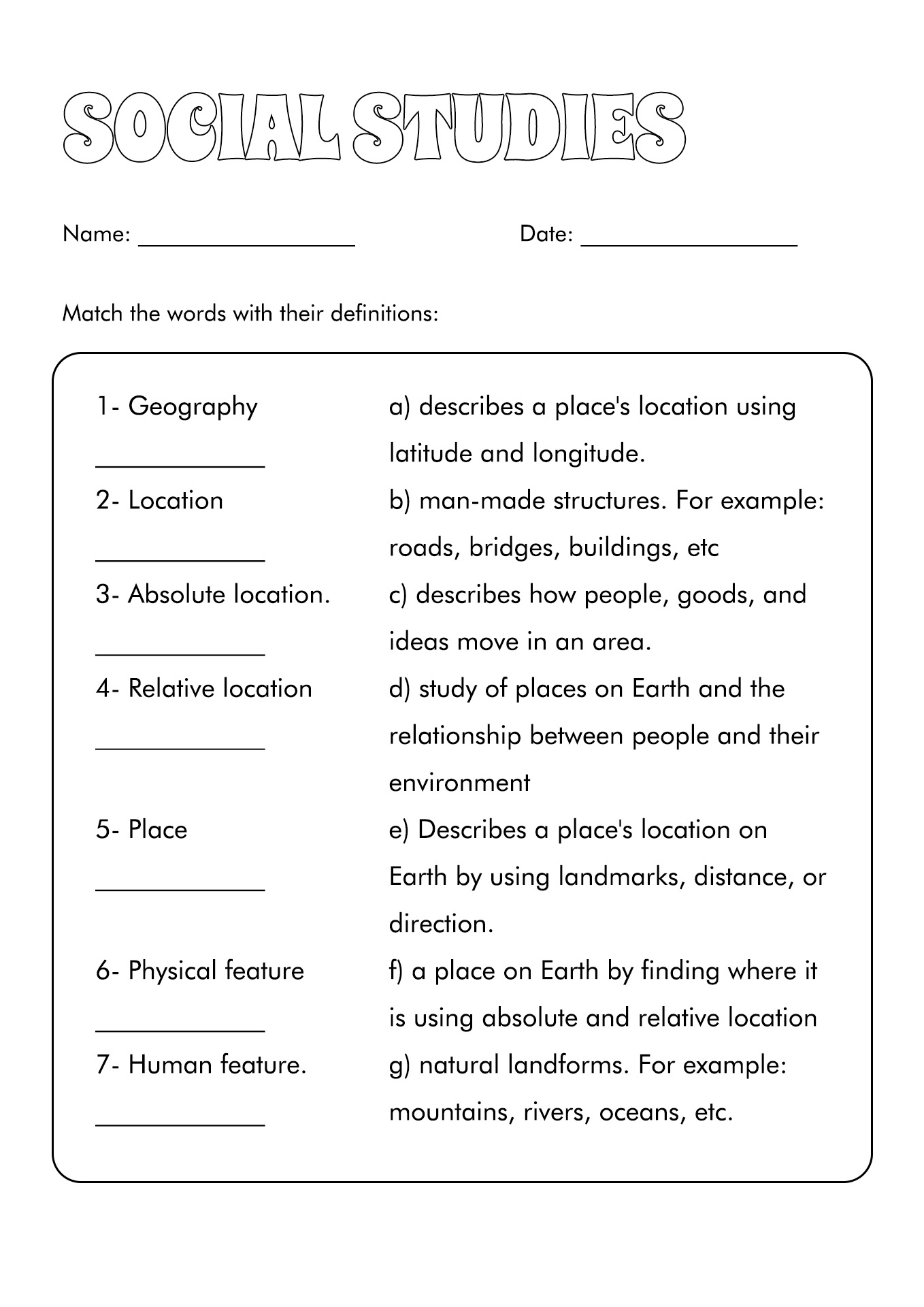 Grade 6 Science Worksheets Worksheets Library