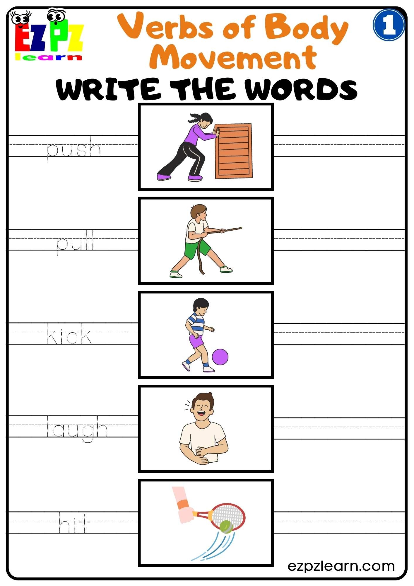 physical education printable worksheets pdf