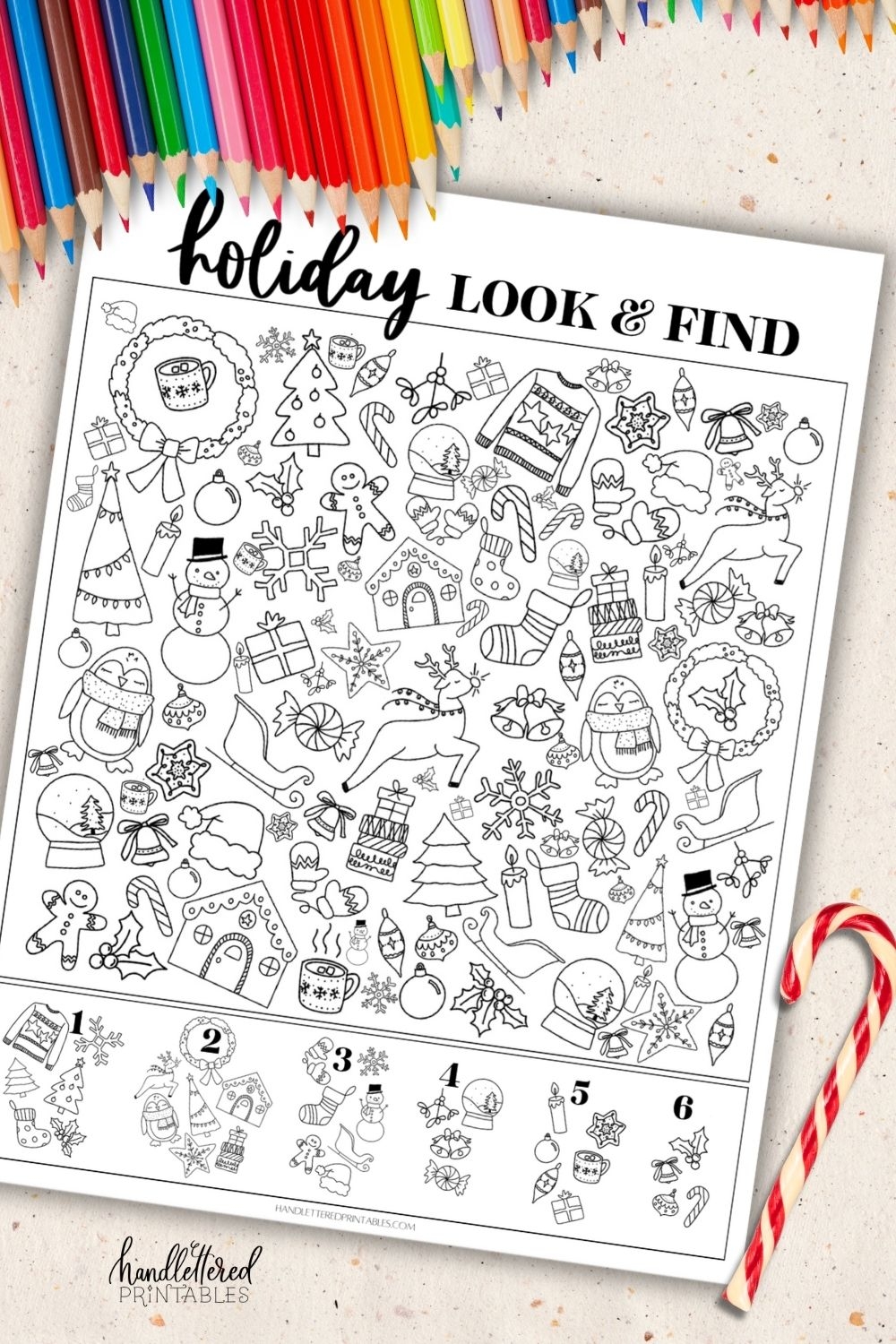 free hard christmas printable hidden pictures worksheets