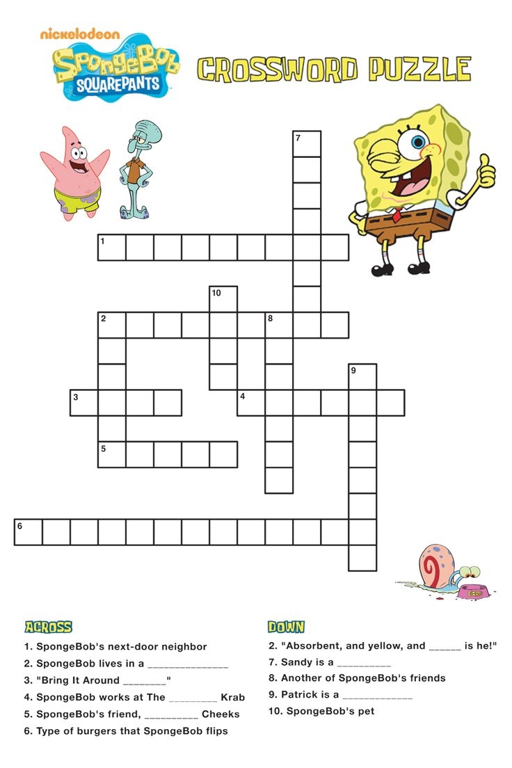 How Well Do You Know SpongeBob Trivia A Free Game Printout From Popsicle 