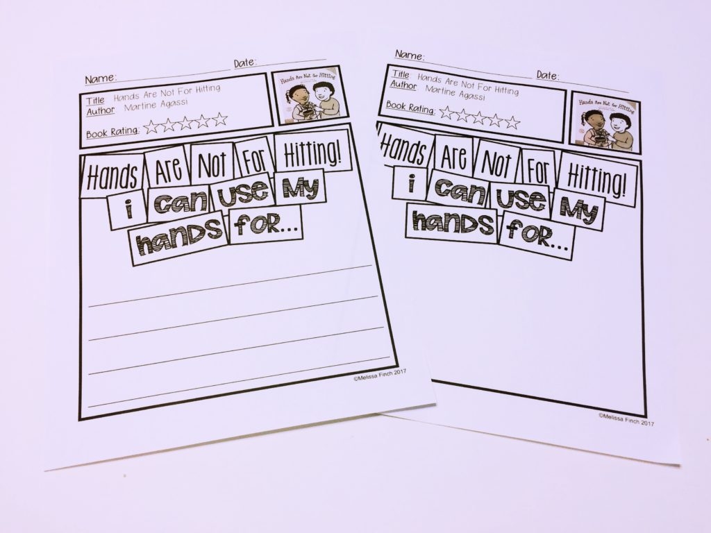 Keeping My Hands And Feet To Myself Behavior Basics Autism Worksheets Library