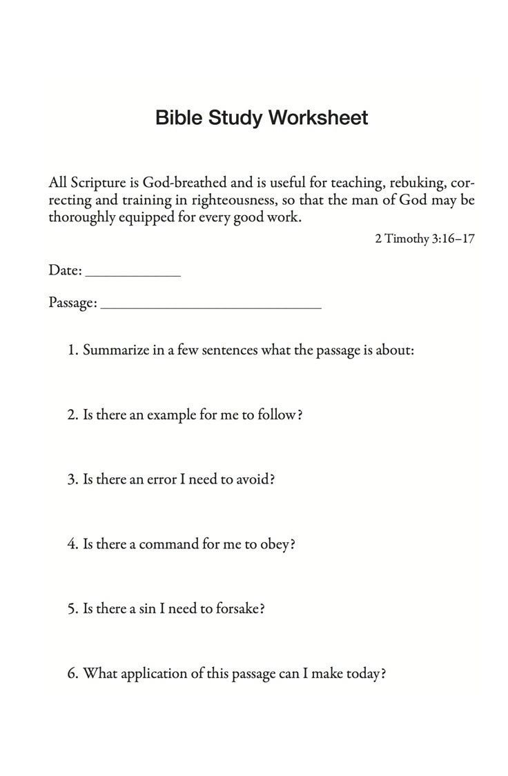 free printable bible study worksheets pdf